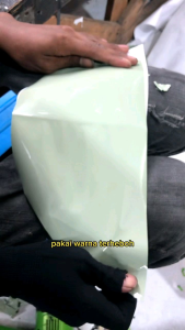 Skotlet Motor Hijau Sage Glossy Stiker Scotlet Matcha Super Glosy