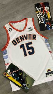 JERSEY BASKET DENVER NUGGETS NIKOLA JOKIC 2022 2023 PUTIH WHITE 15 2022 2023 SWINGMAN