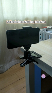 Multi-function Tripod Camera Light Stand Clip Clamp Flash Holder Mount With 360 Degree Ball Head For Gopro/SJCAM