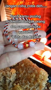 Gelang Tridatu Asli Rose Cinta Kasih Handmade Dengan Kura Kura Rejeki Gratis - Bracelets Gelang Tangan Tali