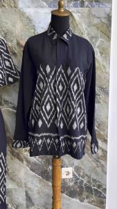 (READY STOCK) RALINE DRESS BLACK SET COUPLE SET BAJU KONDANGAN