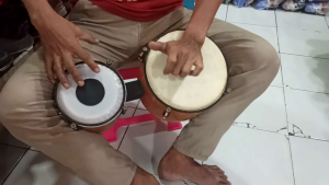 KETIPUNG DANGDUT KOPLO BAHAN KAYU BONUS STAND