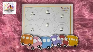 busy book car shadow matching