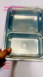 🅾️ KHAY CƠM MINI SÂU LÒNG  INOX 304 / KHAY 2 NGĂN - 3 NGĂN - 4 NGĂN.