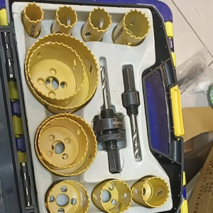 Hole Saw Besi Set Krisbow 15pc - Hole Saw Bi-Metal Krisbow Set