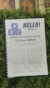 Cursive Alphabet Tracing Pad