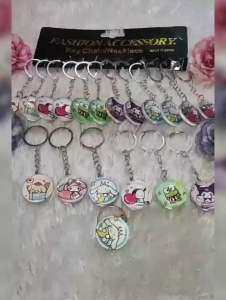 GANTUNGAN KUNCI SANRIO AKRILIK / GANTUNGAN KUNCI KARAKTER / GANTUNGAN KUNCI TRANSPARAN / SANRIO ARCYLIC KEYCHAIN / KYA7617
