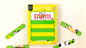 Puzzle Stix Meet The Farm: Puzzle Bertema Peternakan untuk Anak Usia 3-6 Tahun