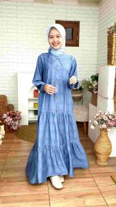 GAMIS TEEN KOREAN STYLE CANTIK BANGET GAMIS ANAK TANGGUNG DAN REMAJA ILMA BY CUTETRIK OOTD GAMIS REMAJA PLAIN POLOS