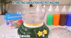 DIY ชุดของเล่นหม้อไฟ เซทหม้อไฟเยลลี่ ของเล่นทำอาหาร ของเล่นจำลอง AP-B116-16