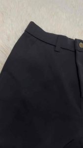 รุ่นกระเป๋าเฉียง กางเกงทำงาน มีหูเข็มขัด ทรงเดฟ ผ้าโรเชฟ ป้าย Yod Fashion