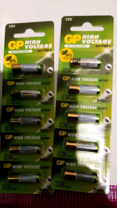 Baterai 27A/12V gp High Voltage Battery Isi 5 Pcs/Card