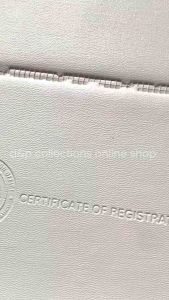 Durable CR/OR Document Holder with ID Window – Compact Hard Case for Vehicle Papers