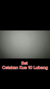 Set Cetakan Kue 10 Lubang Serbaguna Aluminium Tebal Anti Lengket / Cetakan Kue Mini Anti Lekat Kitchenware / Loyang Kue lumpur Bolu Martabak Bulat Anti Karat