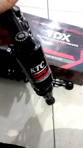 Shock breaker TDX KTC Extreme copy 340mm RX king double shock single click fungsi