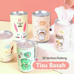 TISSU BASAH KALENG ISI 30 LEMBAR TRAVEL SIZE
