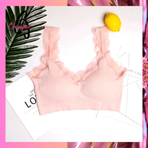 Seamless Gather Push Up Sleep Pad Bra Women