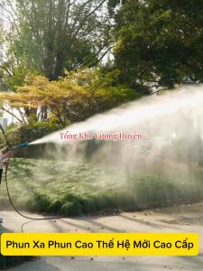 Súng Xịt Loa Xanh 30cm Mặt Sứ dùng tưới cây phun thuốc sâurửa xe khử trùng Hiệu TAIWAN Hàng Loại 1 Siêu Bền