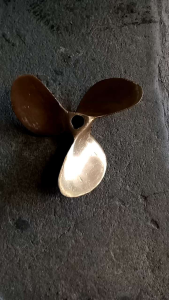 Kipas Perahu Baling Kapal Perahu Nelayan 5PK No 3 AS 19mm Besi Kuningan