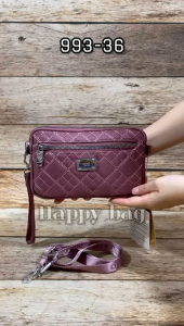 POUCH/DOMPET/TAS SELEMPANG CHIBAO KANVAS 4Sleting CB993-36