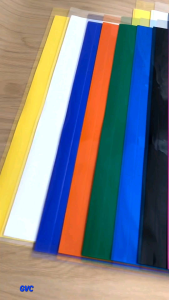 Plastic Colored Folder - A4 & Long Assorted Colors for Document Organization