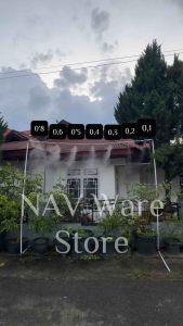 Paket Misting 15 Titik Pompa HIU 100Psi DC 12V Alat Kabut Embun Kebun Hidroponik Walet