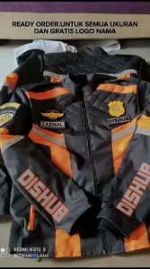 Jaket Berkualitas Tinggi DISHUB Full Logo: Pesan Cepat & Kustomisasi