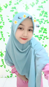 QUEENHIJABSTORE hijab segi empat oval sruty babydoll/jilbab segi empat malay sruty babydoll