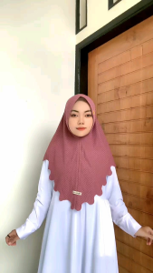 Hijab Instan Bergo Emely Pet Sabit/ Kerudung Instan Daily Viral