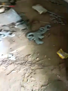 Ornamen Pagar Daun Samping Uk34x57 2Muka Bolak Balik