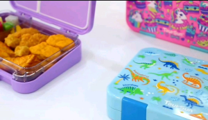 Kids Bento Lunch Box Snack 4 Compartments