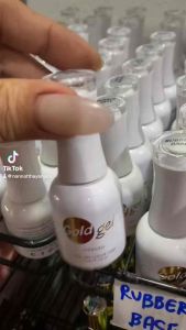 Gold Gel โกลด์เจล เบสท็อป เบส ท็อป เบสเจลทาเล็บ ท็อปเจล เคลือบเล็บเจล เบสโค้ท ท็อปโคท base coat / top coat สีเล็บเจล