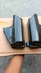 Cover tutup spakbor depan fizr karbon