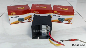 Klakson Alaram Alarm Mundur Mobil Truk Suara Arab Waterproof 3 Suara Rem Back Horn Alarm 12 - 24 Volt