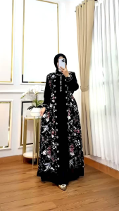 REALPICT COD DRESS KODE 027 CERUTY PREMIUM MIX VALENTINO GARDEN PREMIUM TERMURAH BEST SELLER TANGAN PERTAMA KONVEKSI / PRINTING / MOTIF PREMIUM GAMIS PESTA GAMISTERKINI