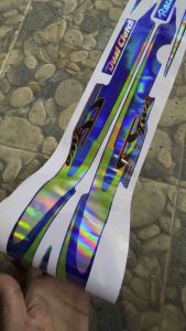 STRIPING STIKER LIS FIZ R SS TWO SILVER 03 HOLOGRAM