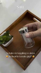 Tempat Tusuk Gigi / Cottonbud Dispenser Serbaguna Pop up Bebas Debu
