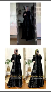 GAMIS SHANUM DRESS/GAMIS CANTIK SWAROSKY MOTIF CANTIK/AMORE BY RUBY L