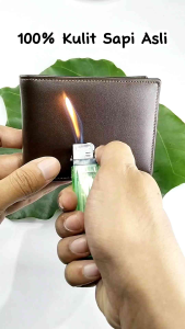 Dompet Pria Mini Tipis Slim Wallet 100% Kulit Kecil Minimalis