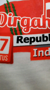 Atasan kaos dirgahayu agustus anak laki-laki & anak perempuan umur 2 tahun sampai 9 tahun