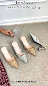 Simoncelli Sandal Heels 5 Cm Wanita | Sandal Wanita | High Heels | Heels Tali Belakang | Heels Kondangan | Bridal Shoes XT9-13