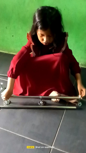 jemuran dinding/gantung stainless steel panjang 50 cm