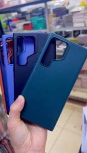 Leather case magnetic original ume samsung s24 plus ultra casing kulit premium