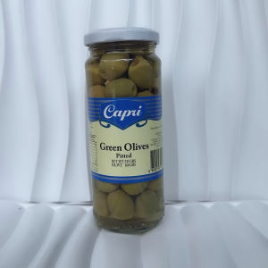 Capri Green Olives Pitted 160G