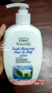 LEIVY goats milk Hand & Body Lotion 500 ML