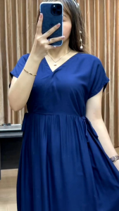 DASTER VERA RAYON LONG DRESS & DASTER KIMONO RAYON TWILL PREMIUM