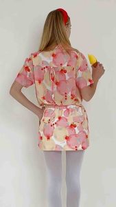 พร้อมส่ง Chita studio-Cherry bubble ice-cream Topshirt เสื้อเชิ้ตแขนสั้นผ้าชีฟอง