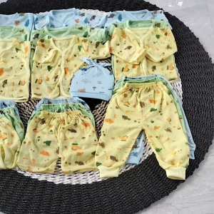 Paket Hemat Pakaian Bayi Baru Lahir 18 Pcs Plus Bonus Topi Kepang