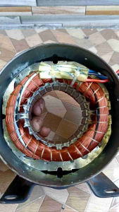 Dinamo Sepul / Gulungan Stator Pompa Air Shimizu + Body Cover / Rumah Dinamo Pompa Air Shimizu