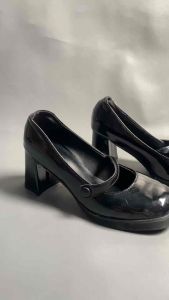 heels wanita preloved second block mary jane pumps